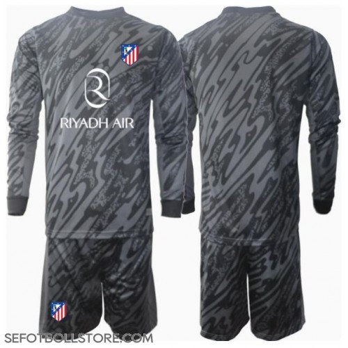 Atletico Madrid Målvakt Replika babykläder Hemmaställ Barn 2024-25 Långärmad (+ korta byxor)